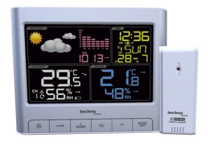 Technoline WS 6449 moderne Wetterstation mit LED-Anzeige